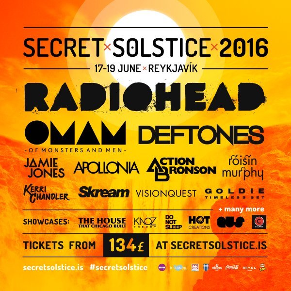 Radiohead en el Secret Solstice 2016