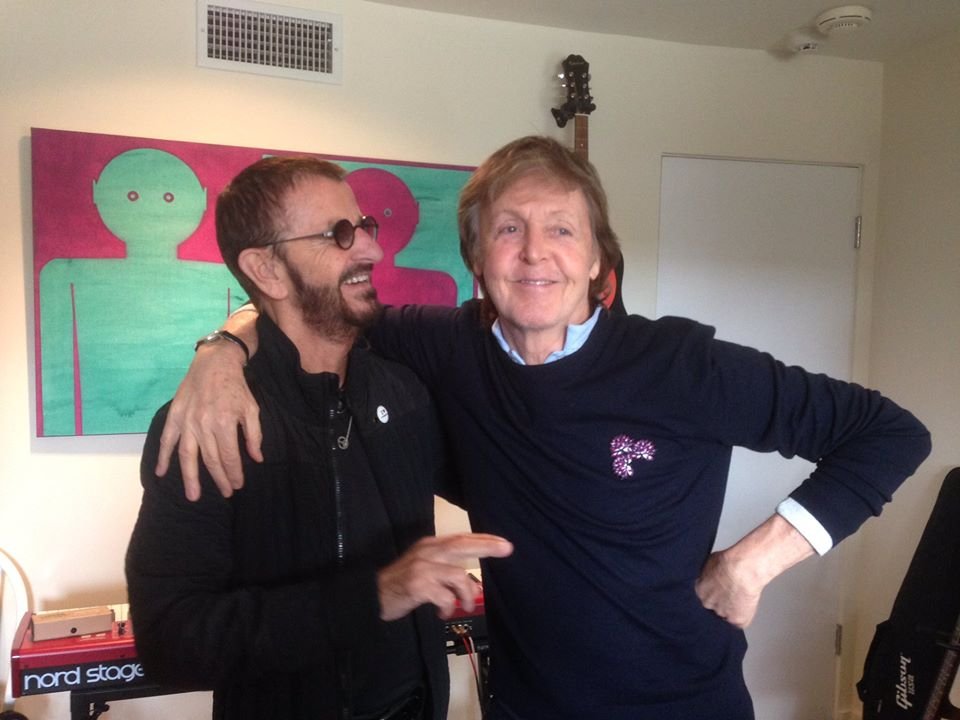 Ringo Starr y Paul McCartney reunidos tras 7 años