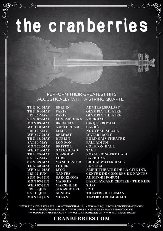 The Cranberries con tour acústico