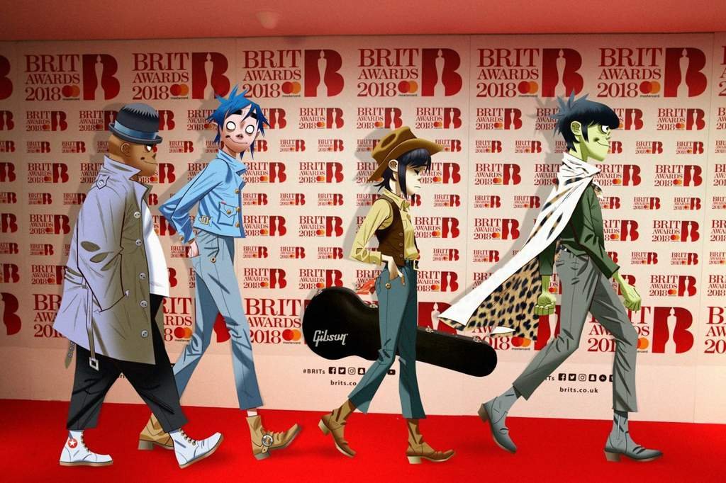 Gorillaz, Mejor Grupo Británico en los Brits Awards 2018